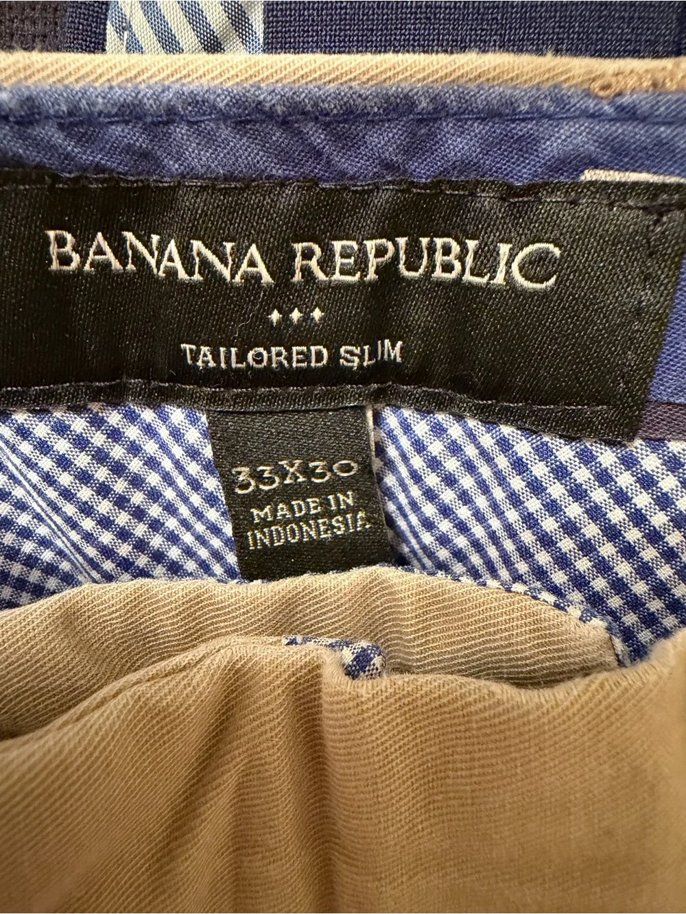 Banana Republic Men's Tan Chino Pants